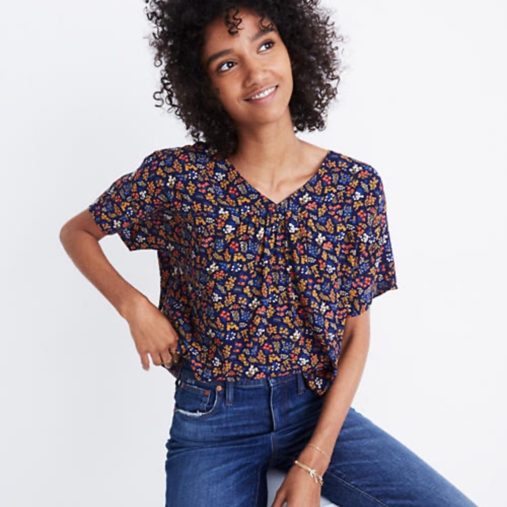 Madewell • Rhyme Top Garden Party Print